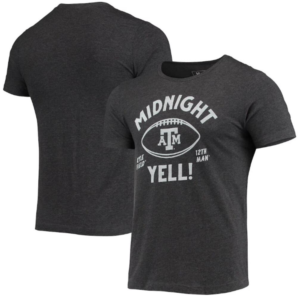 HOMEFIELD Men Midnight Yell Texas A&M T-Shirt XXL Dark Grey Short Sleeve NWT
